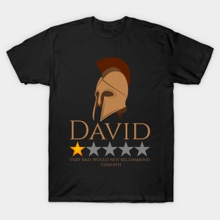 David & Goliath - Biblical Mythology Meme - Old Testament T-Shirt